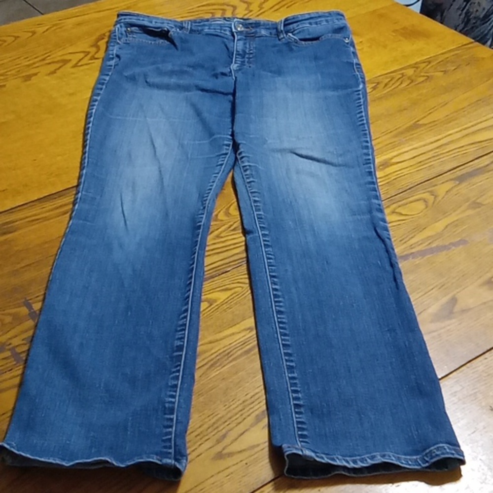 LAUREN RALPH LAUREN Jeans Womens 12 BLUE PREMIER STRAIGHT Preowned Casual